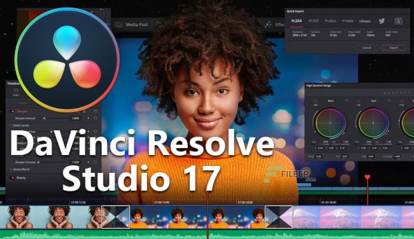 Blackmagic Design Davinci Resolve Studio 17 - Video Editing Software